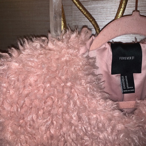 Mauve Fluffy Coat - Picture 2 of 5